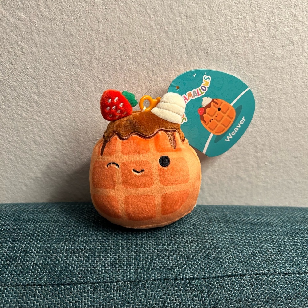 Weaver the Waffle 3.5” Clip Squishmallow